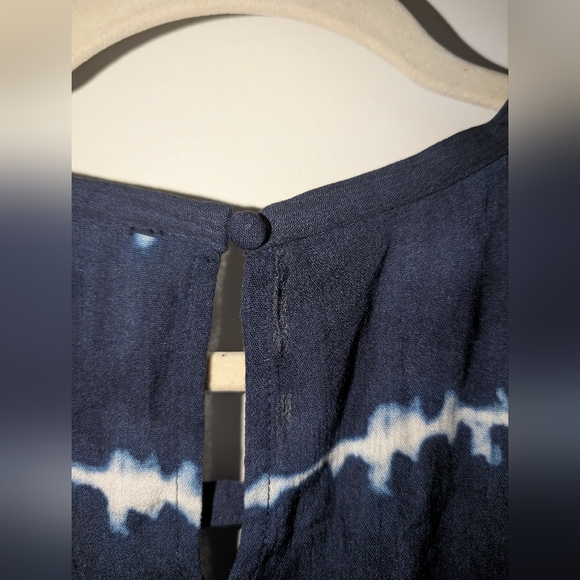 NWT INC International Concepts Blue Tie Dye Halter Top XXL - Picture 4 of 8